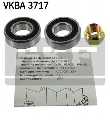 VKBA 3717 SKF Підшипник кульковий d>301